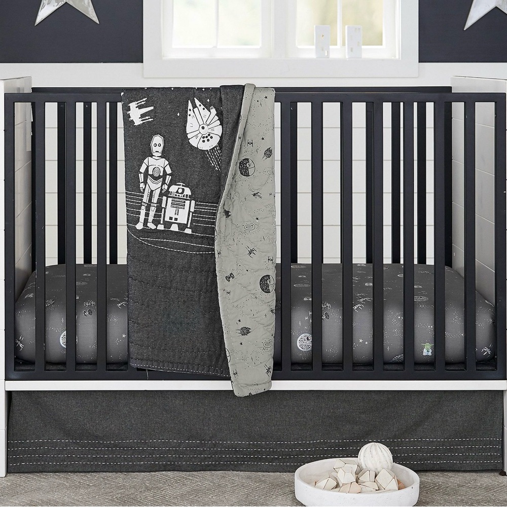 Pottery Barn Kids Star Wars Organic Cotton Crib Quilt